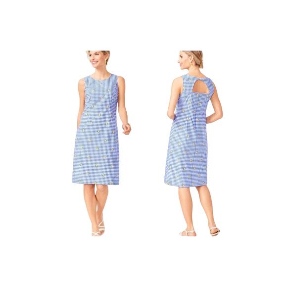 Talbots Dresses & Skirts - Talbots Embroidered Lemon Dress